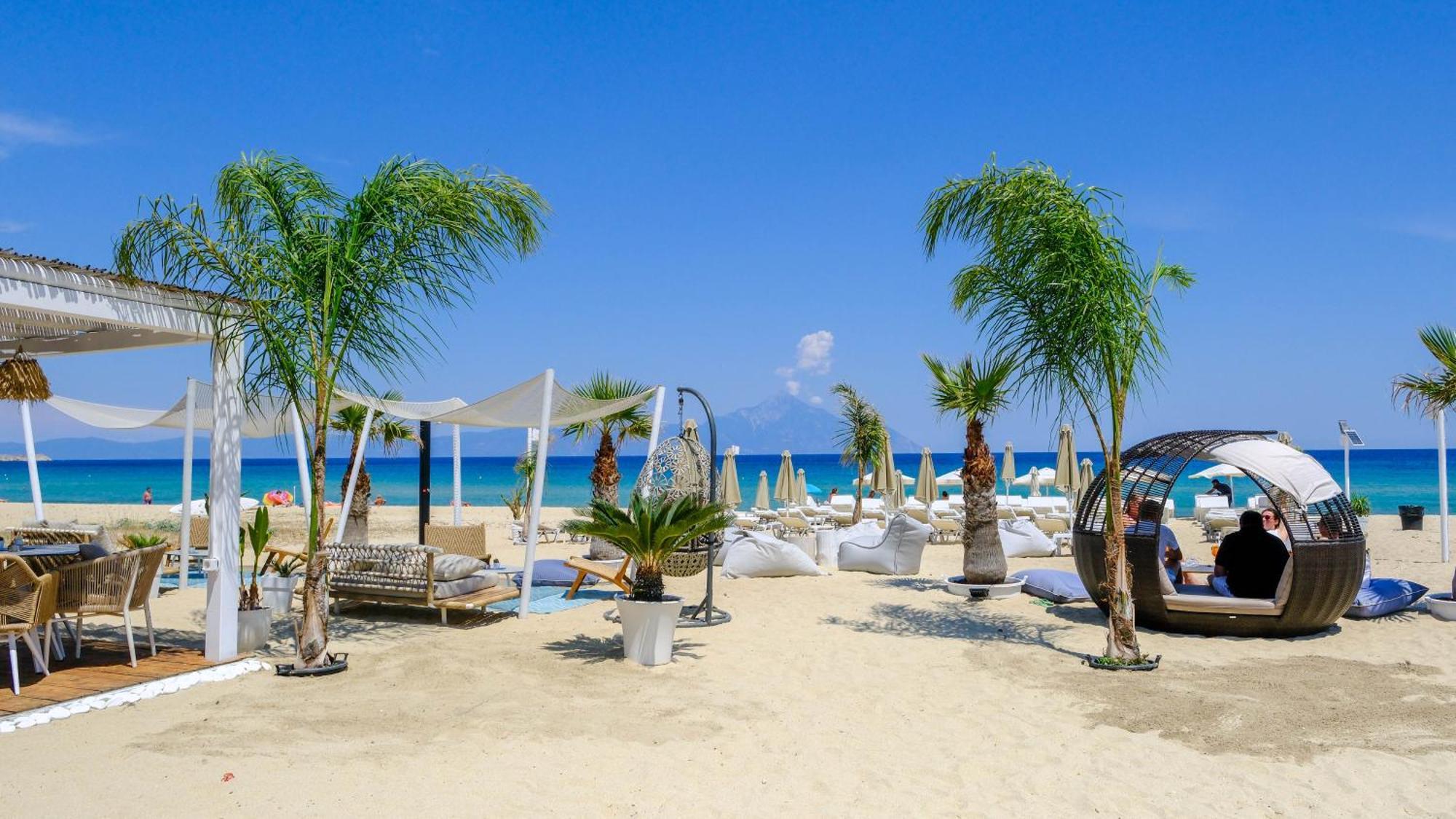 Cocoon Hotel-Beach Bar Sarti Bagian luar foto
